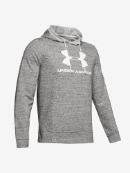 Mikina Under Armour Sportstyle Terry Logo Hoodie Man White