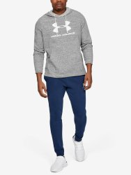 Mikina Under Armour Sportstyle Terry Logo Hoodie Man White
