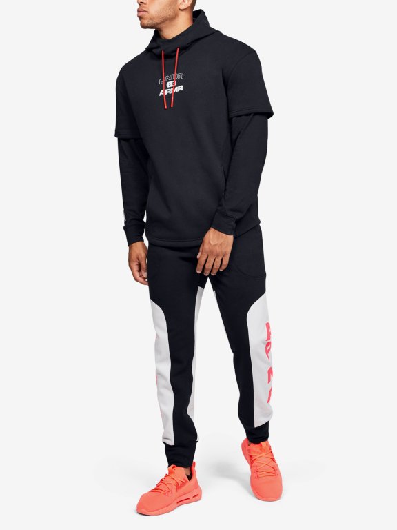 Under Armour Moments Fleecové nohavice Man black