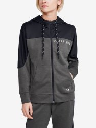 Under Armour Recover Knit FZ Hoodie Wmn gray green