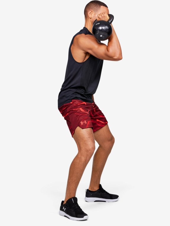 Kraťasy Under Armour MK1 Printed Shorts Man Red