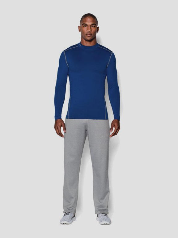 Tričko Under Armour Cg Mock Man Blue