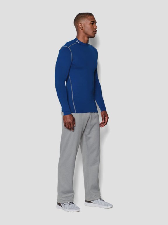 Tričko Under Armour Cg Mock Man Blue