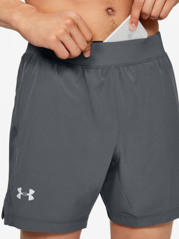 Kraťasy Under Armour Speedpocket Linerless 7\'\' Short Man Gray