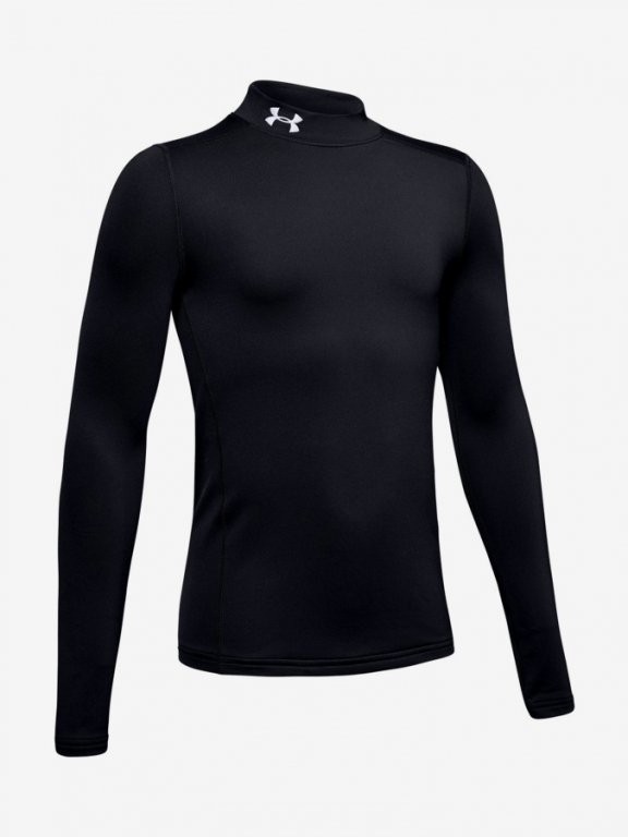 Tričko Under Armour Coldgear Mock Jr black