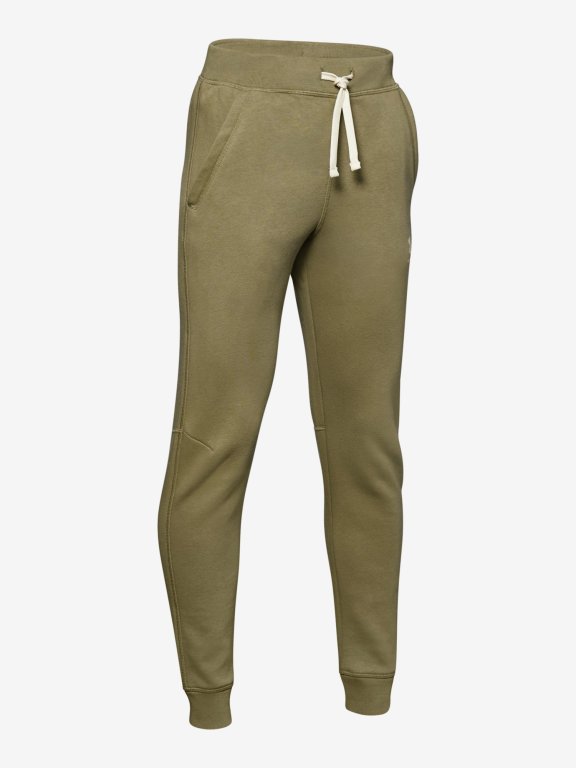 Tepláky Under Armour Cotton Fleece Joggers Jr Green