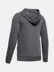 Mikina Under Armour Rival Wordmark Hoody Jr Black