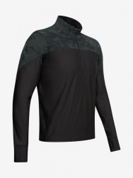 Triko Under Armour Qualifier Camo Half Zip Man Black