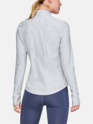 Triko Under Armour Qualifier Half Zip Wmn Gray