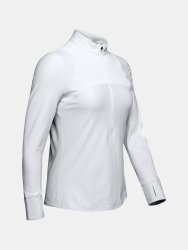 Triko Under Armour Qualifier Half Zip Wmn Gray