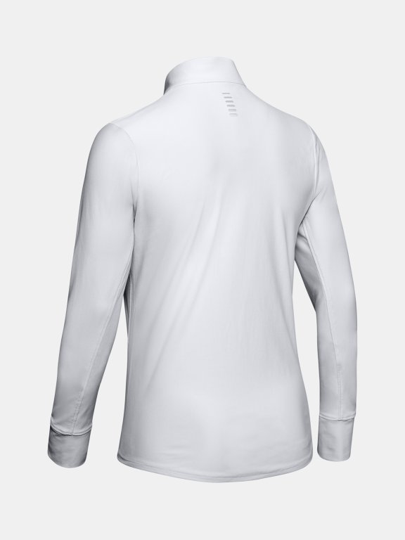 Triko Under Armour Qualifier Half Zip Wmn Gray