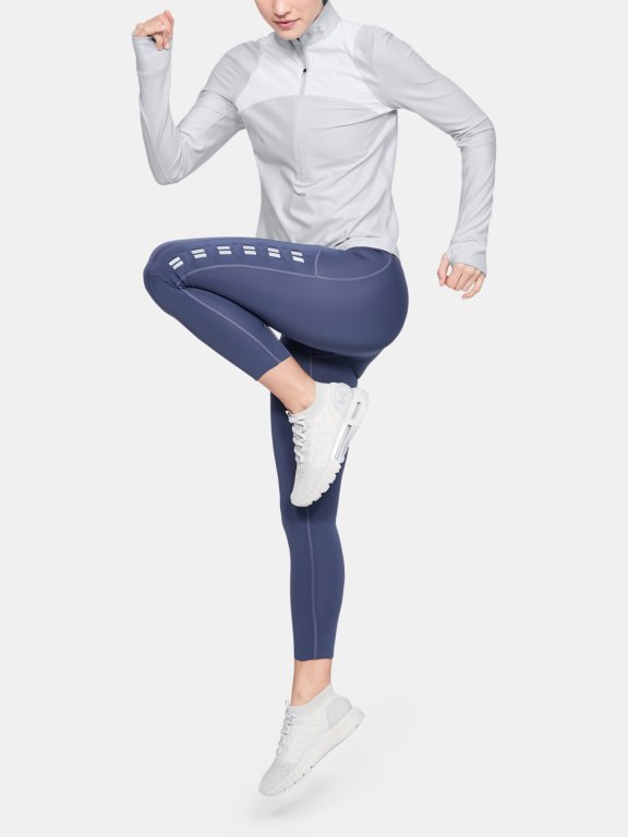 Triko Under Armour Qualifier Half Zip Wmn Gray