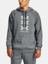 Mikina Under Armour Rival Flc Multilogo HD Man Gray