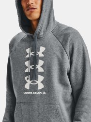 Mikina Under Armour Rival Flc Multilogo HD Man Gray