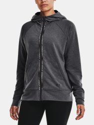 Mikina Under Armour Rival Terry Taped FZ Hoodie Wmn Gray