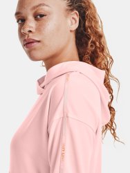Mikina Under Armour Rival Terry Taped Hoodie Wmn Pink