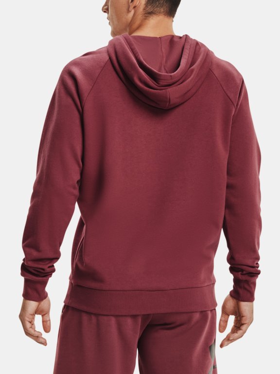 Mikina Under Armour Rival Fleece Big Logo HD Man Red