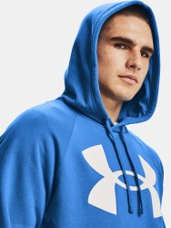 Mikina Under Armour Rival Fleece Big Logo HD Man Blue
