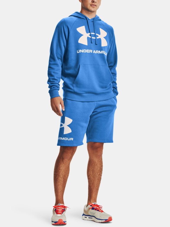 Mikina Under Armour Rival Fleece Big Logo HD Man Blue