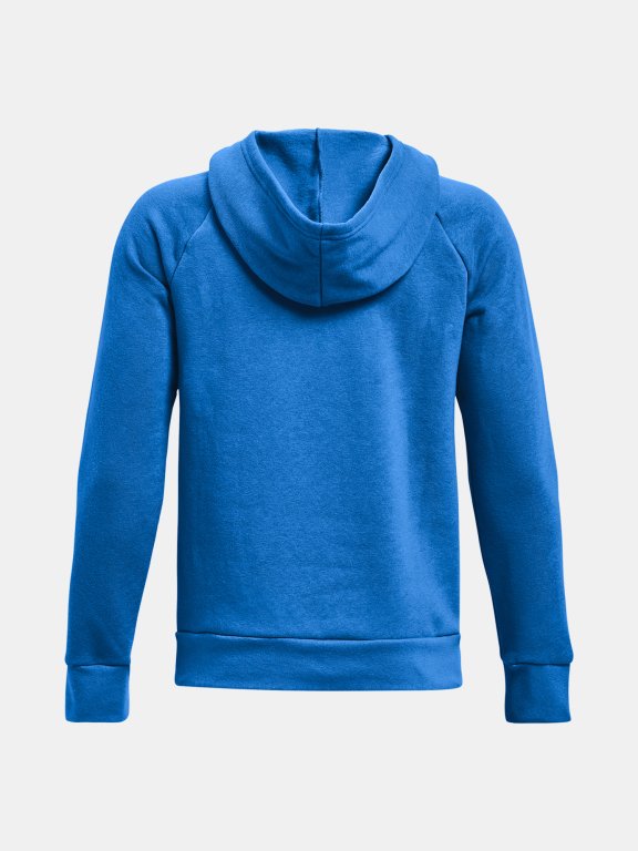 Mikina Under Armour Rival Fleece Hoodie Jr Blue