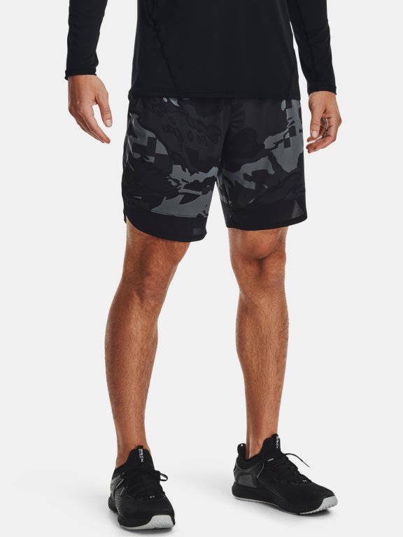 Kraťasy Under Armour Train Stretch Camo Sts Man Gray