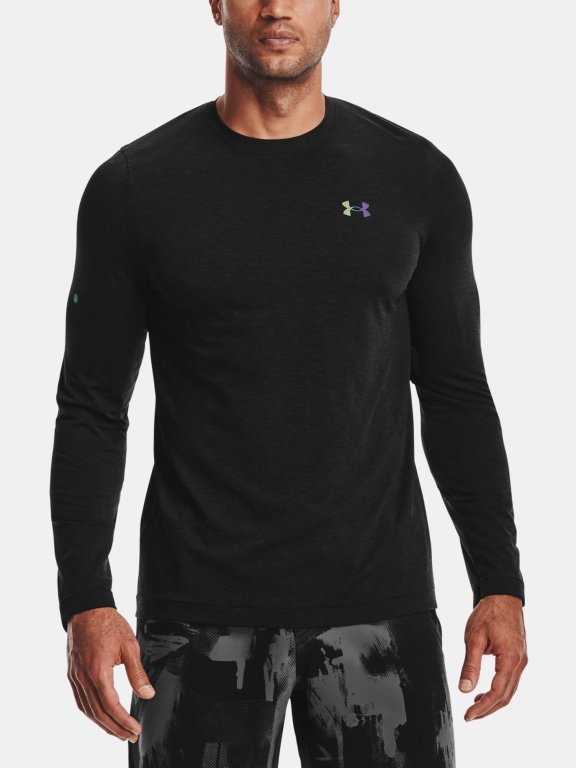 Tričko Under Armour Rush Seamless LS Man black