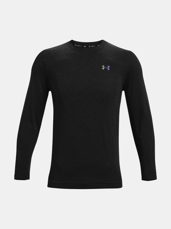 Tričko Under Armour Rush Seamless LS Man black