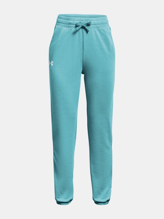 Tepláky Under Armour Rival Terry Taped Pant Jr Blue