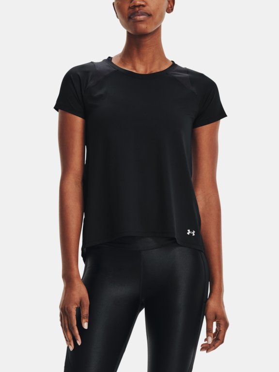 Triko Under Armour IsoChill Run 200 SS Wmn Black