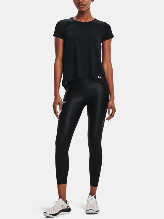 Triko Under Armour IsoChill Run 200 SS Wmn Black