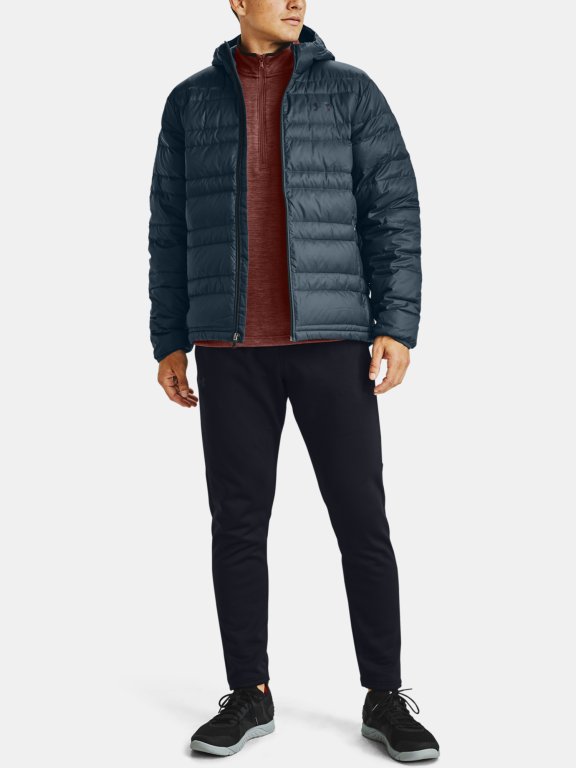 Bunda Under Armour Armour Down Hooded Jkt Man Blue