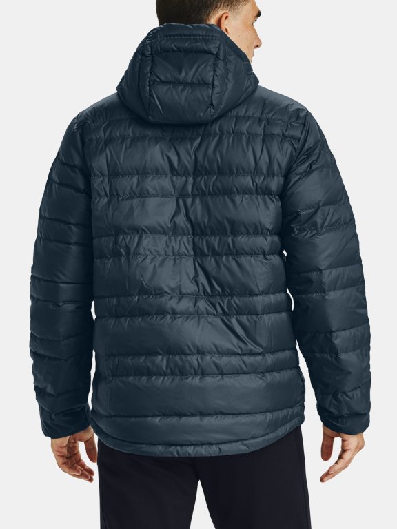 Bunda Under Armour Armour Down Hooded Jkt Man Blue