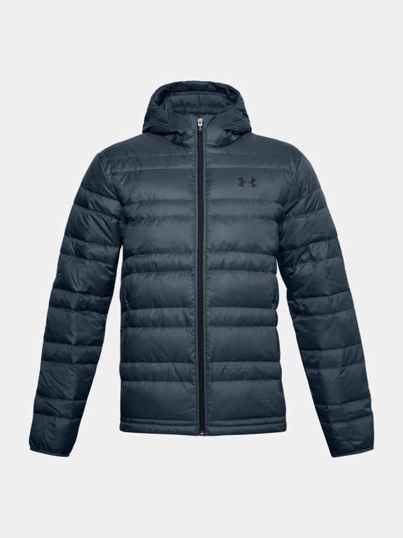 Bunda Under Armour Armour Down Hooded Jkt Man Blue