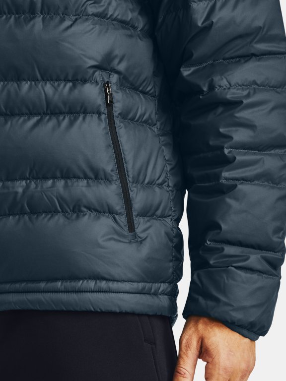 Bunda Under Armour Armour Down Hooded Jkt Man Blue