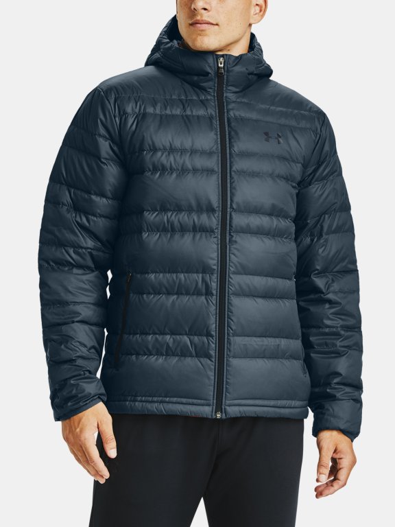 Bunda Under Armour Armour Down Hooded Jkt Man Blue