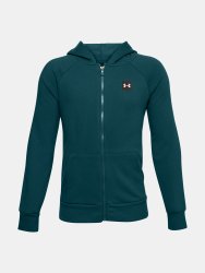 Mikina Under Armour Rival Fleece Fz Hoodie Jr Green