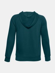 Mikina Under Armour Rival Fleece Fz Hoodie Jr Green
