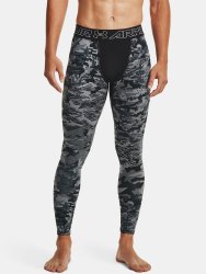 Legíny Under Armour CG Armour Print Leggings Man Black