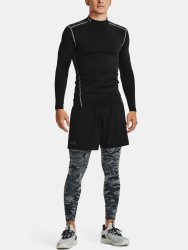 Legíny Under Armour CG Armour Print Leggings Man Black