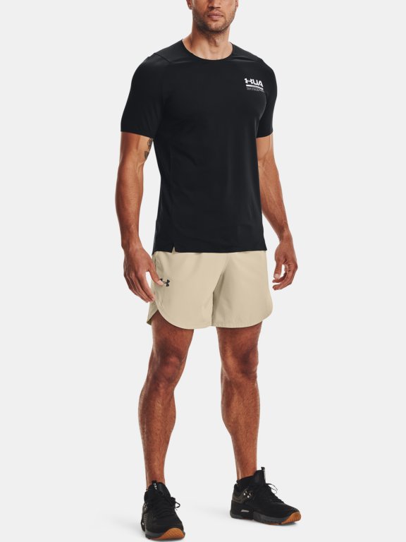 Tričko Under Armour HG IsoChill Perforated SS Man black