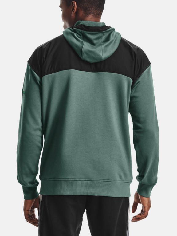 Mikina Under Armour Rival Terry Amp Fz Hd Man Green