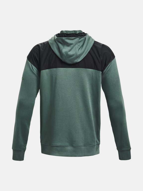 Mikina Under Armour Rival Terry Amp Fz Hd Man Green