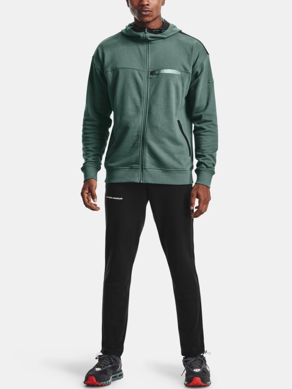Mikina Under Armour Rival Terry Amp Fz Hd Man Green