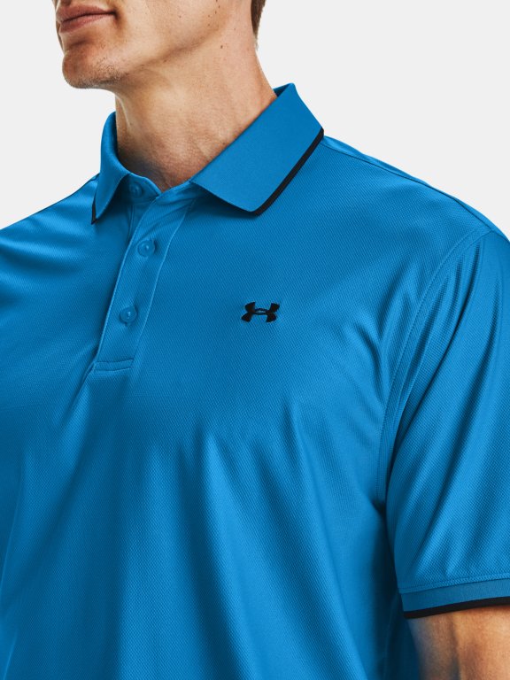 Triko Under Armour Playoff Pique Polo Man Blue