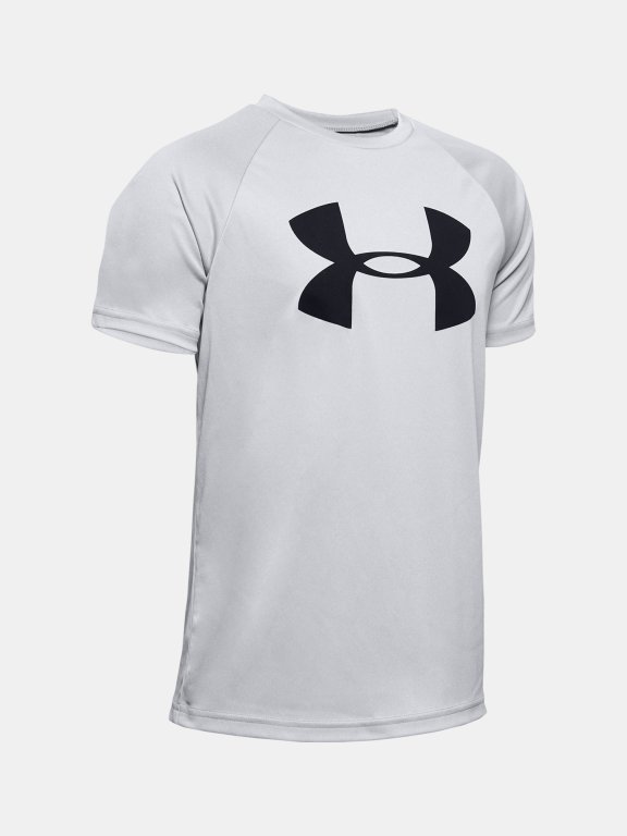 Triko Under Armour Tech Big Logo SS Jr Gray