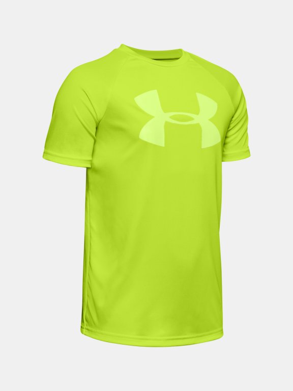 Triko Under Armour Tech Big Logo SS Jr Green
