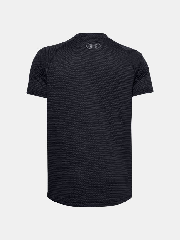 Triko Under Armour Tech Colorblock Ss Jr Black