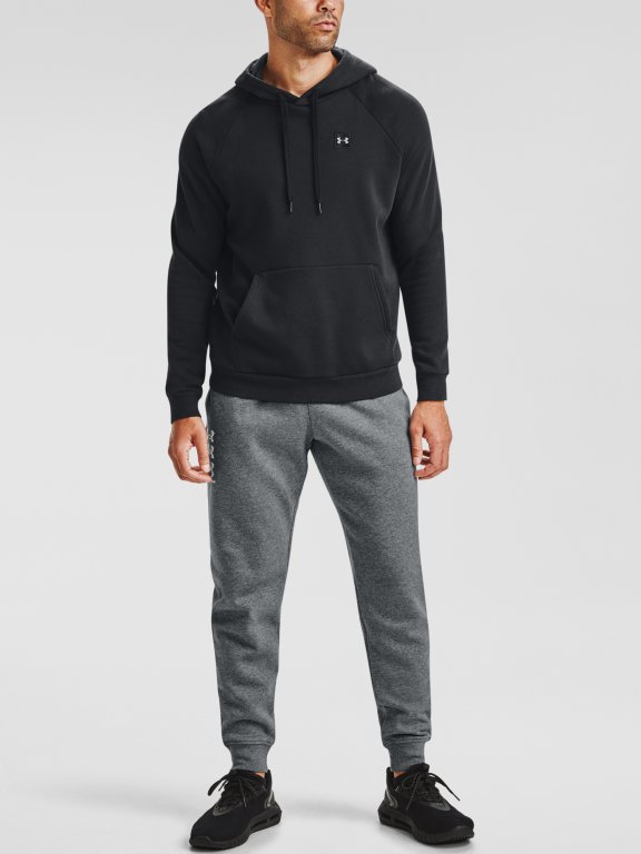 Tepláky Under Armour Rival Flc Multilogo Jgs Man Gray