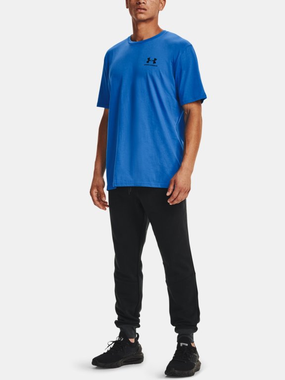 Tričko Under Armour Sportstyle Lc Ss Man Blue