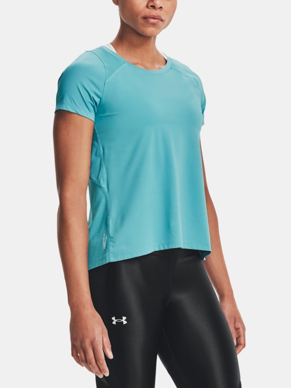 Tričko Under Armour IsoChill Run 200 SS Wmn Blue